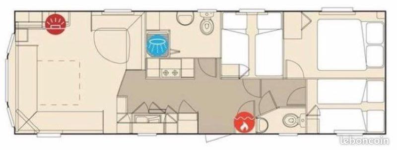 Mobil-Home Spatieux 8Pers - Brume Saint-Julien-en-Born Ngoại thất bức ảnh